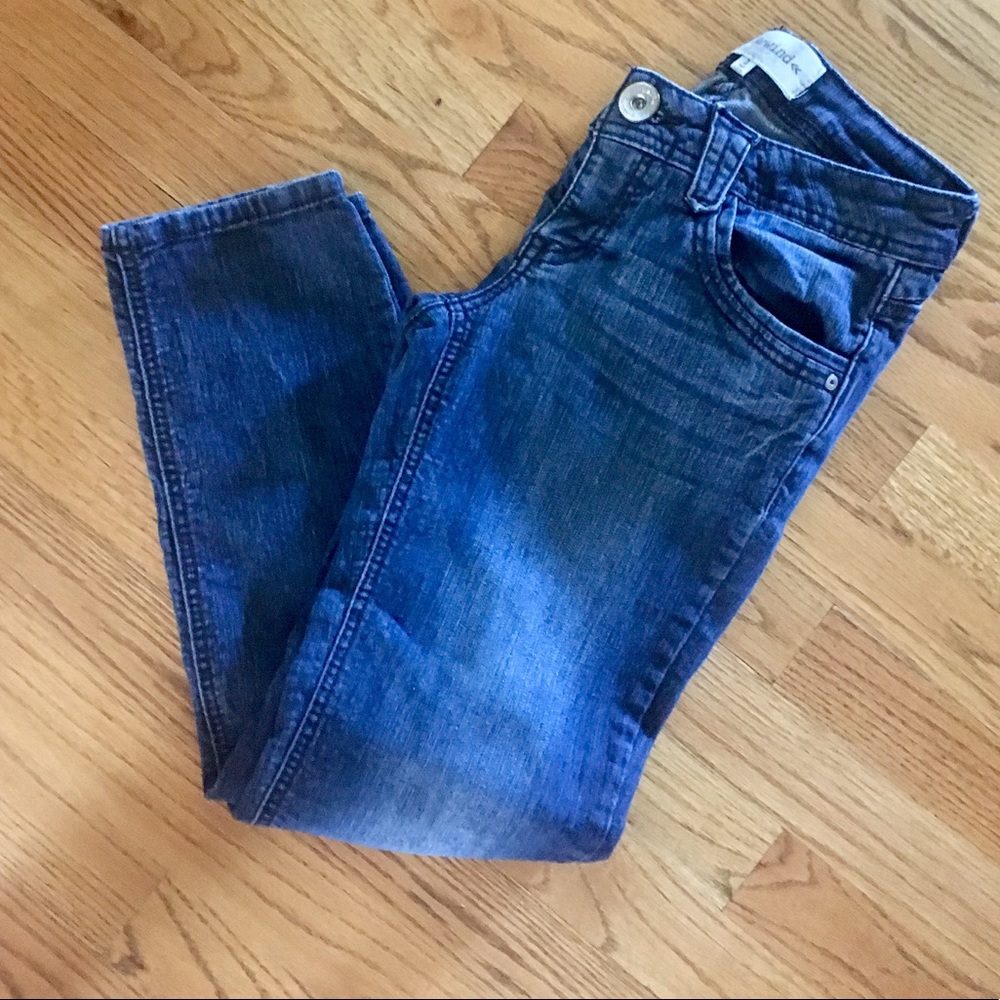 Rewind cropped jeans